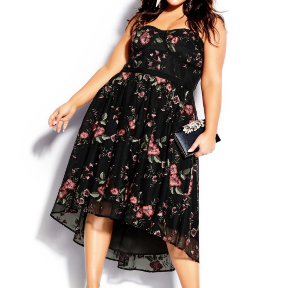 City Chic Dress - Plus Size 20/L
